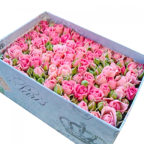 Букет роз в коробке "Коробка счастья"